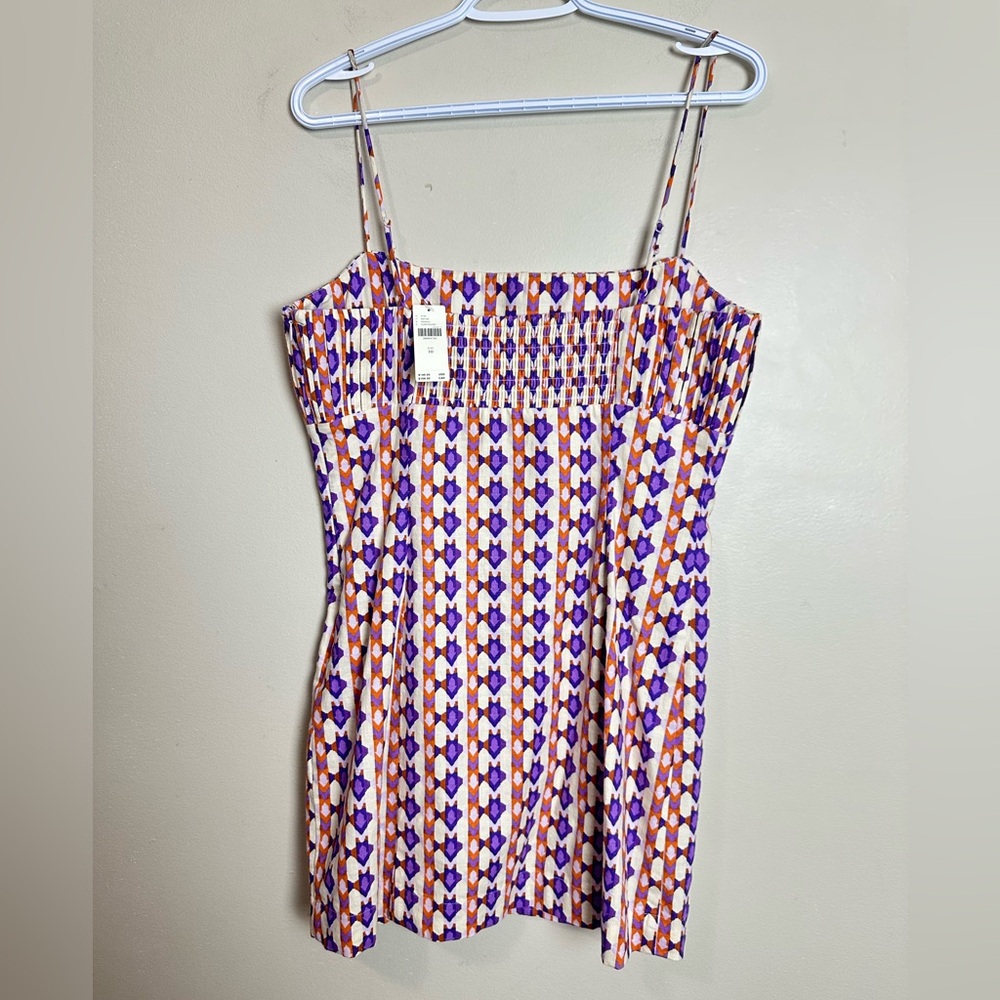Maeve Ophelia Linen Mini Dress Size 10 Anthropologie Sleeveless Slim Dress - Picture 8 of 11